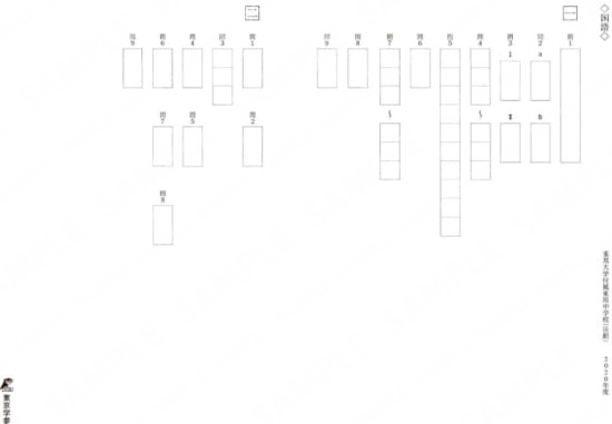 2020P8東邦大付東邦中後期国Y