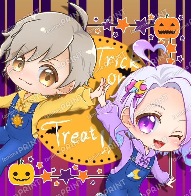 ぱちしえハロウィンシール01