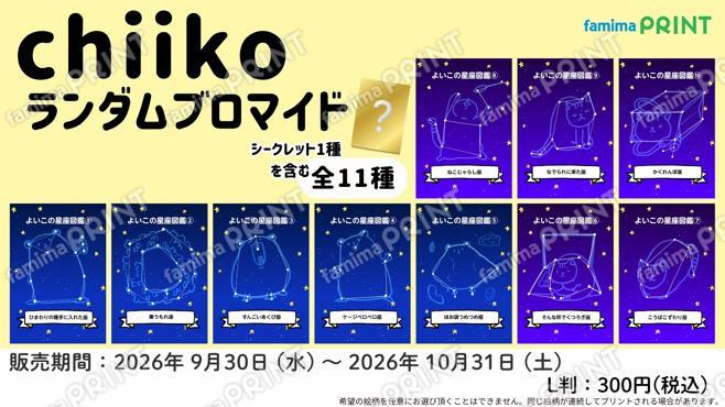 chiiko　ランダムブロマイド