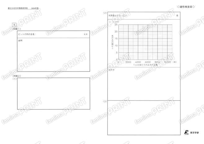 2026J23 Tokyo Metropolitan Koishikawa Secondary School Aptitude Test III