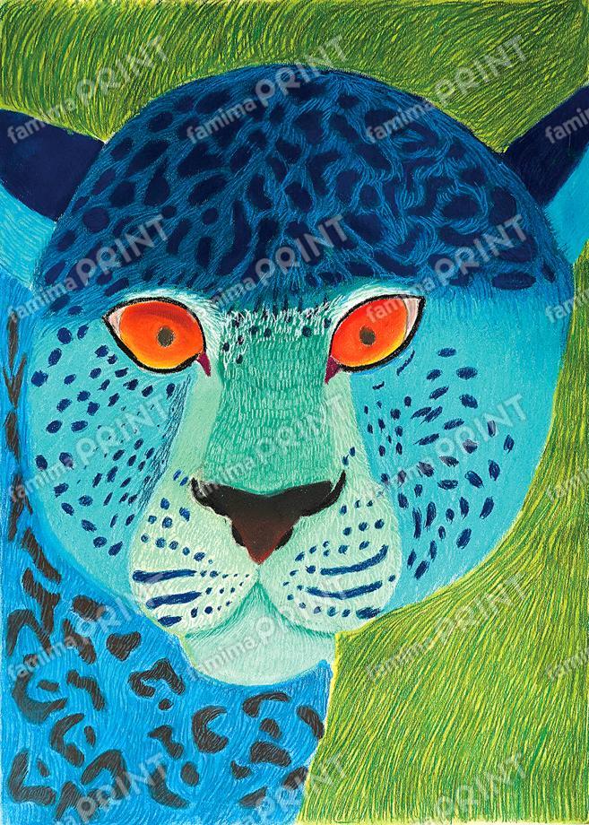 驚きと感動、元気と勇気を与えてくれる魅力満載のアート作品22　櫻井陽菜　Blue Jaguar