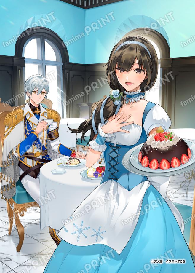 氷魔法のアイス屋さんは、暑がり神官様のごひいきです。　３巻イラストブロマイド