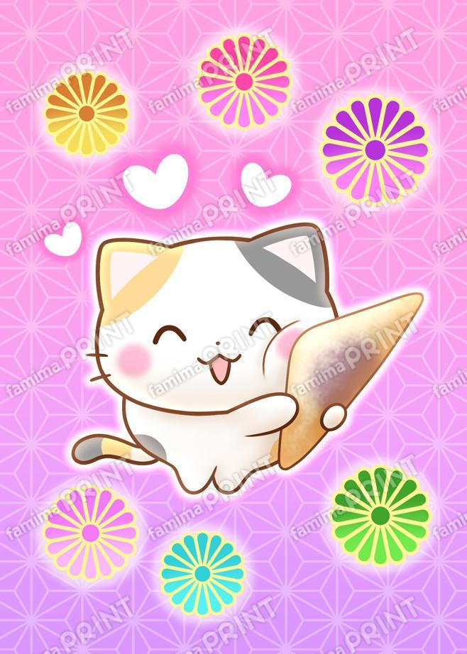 京都の三毛猫さん 笑顔