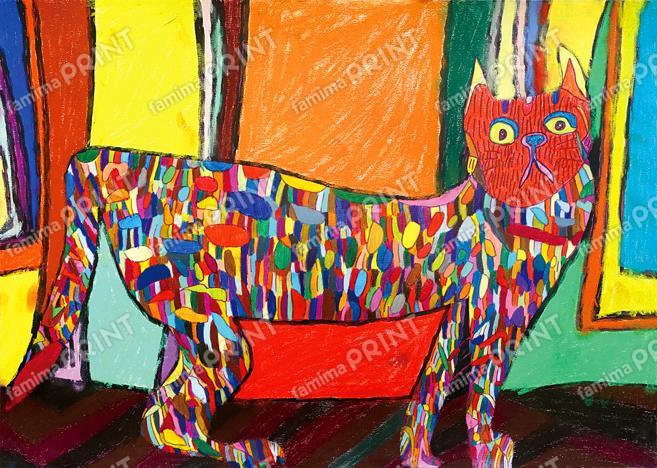 驚きと感動、元気と勇気を与えてくれる魅力満載のアート作品04　関谷早央　ねこ