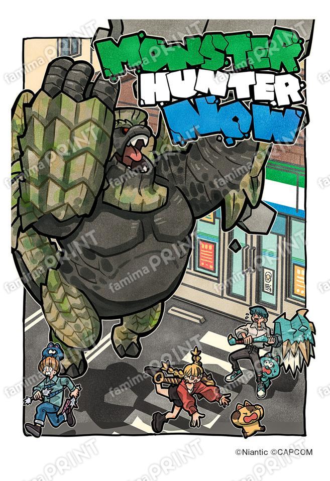 【タケウチリョースケ×モンスターハンターNow】ブロマイド ガランゴルム