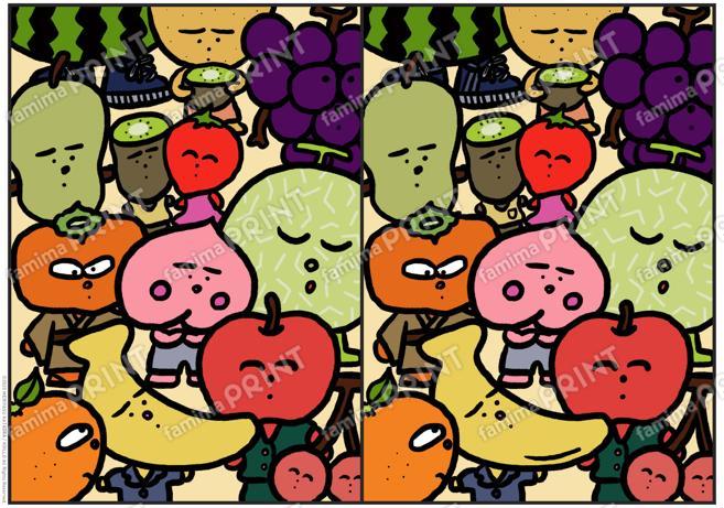FRUIT間違い探し10個_color