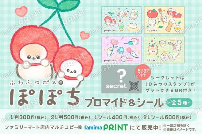 ぽぽち【限定】ランダムシールL
