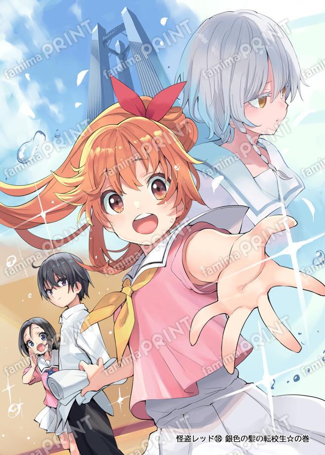 怪盗レッド（１８） 銀色の髪の転校生☆の巻