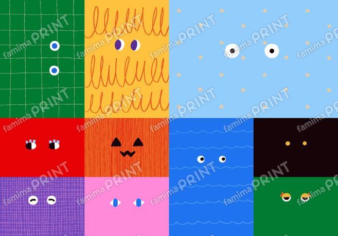 むー　ハロウィンイラストシート_02