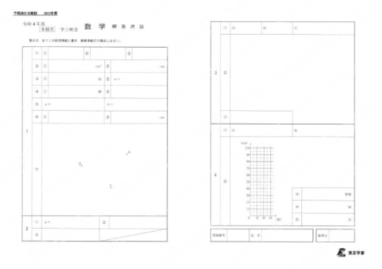 2022Z12千葉県数学