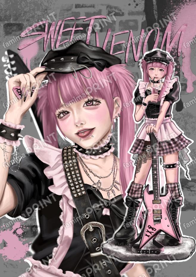 Landmine Punk A4 Poster