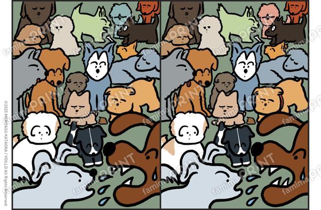 DOG間違い探し10個_hagaki