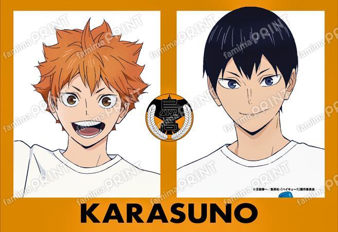 ハイキュー!!　描き下ろしキャラカード　日向・影山