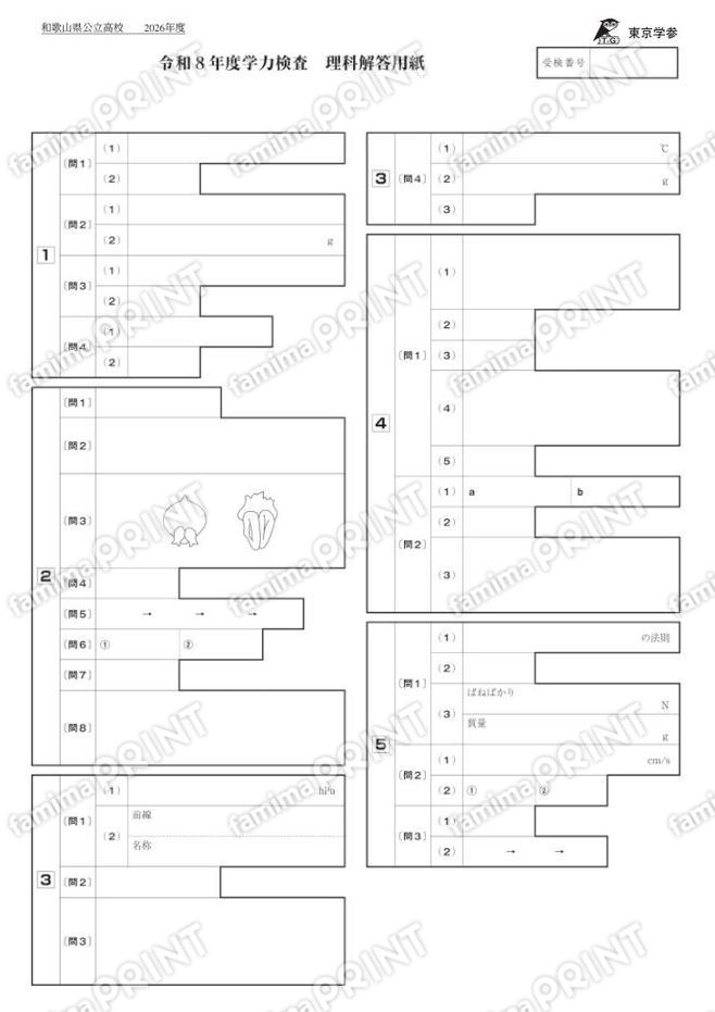 2026Z30和歌山県理科