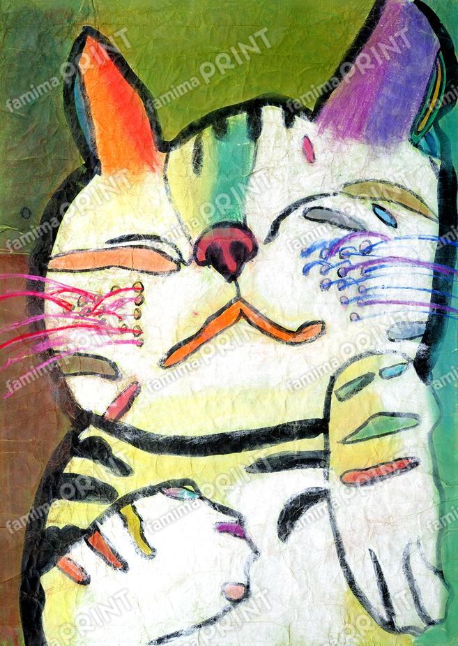 秋を彩る小さなアート 作品27　渡邉尚人　スマイルキャット