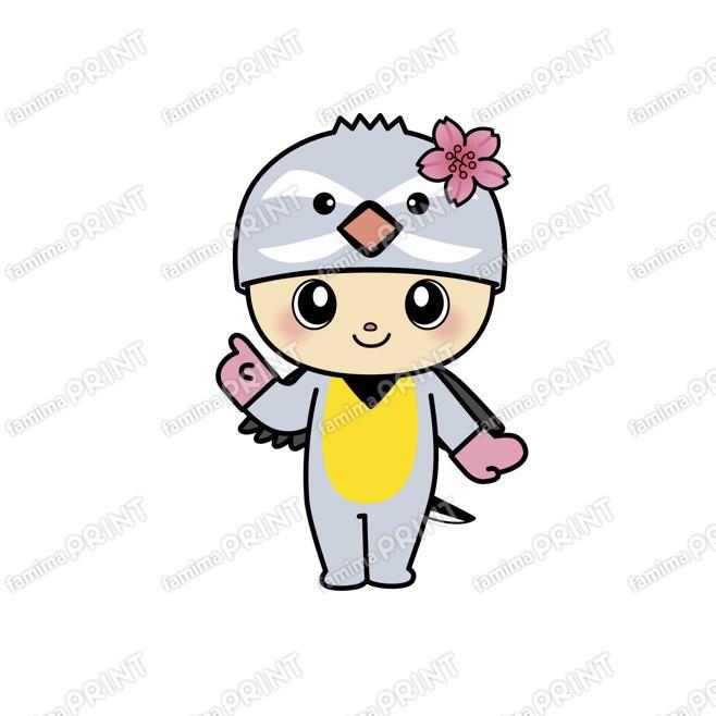 富岡町マスコットキャラクター「とみっぴー」～指あげ～