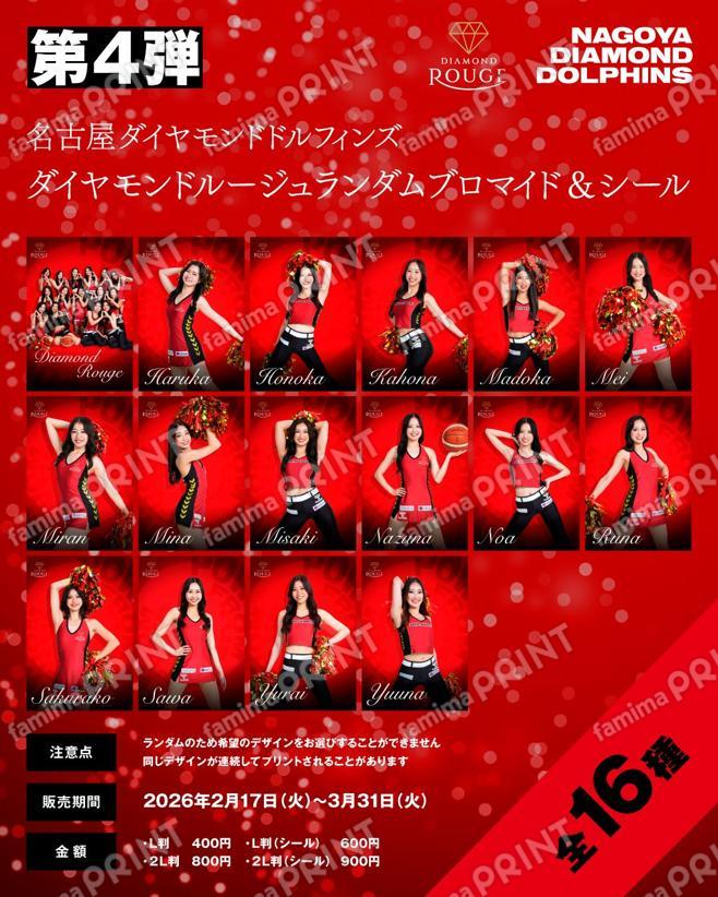 NDDルージュランダムブロマイド＆シール