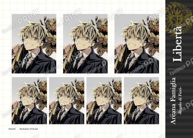 アルカナ・ファミリア周年記念イラスト -Regalo di Fiori-  リベルタ（証明写真風）