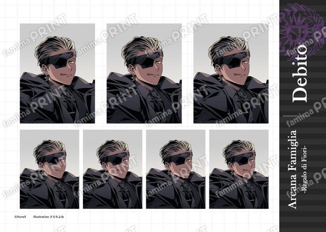 アルカナ・ファミリア周年記念イラスト -Regalo di Fiori-  デビト（証明写真風）