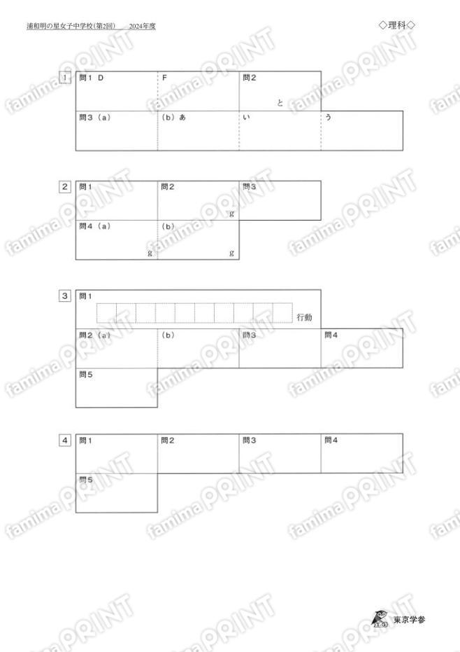 2024Q06浦和明の星女子中第2回理科