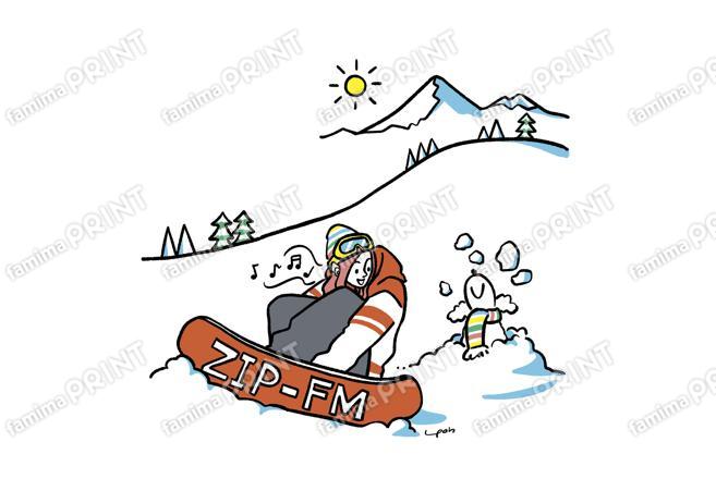 ZIP-FM PRINT STICKER_February