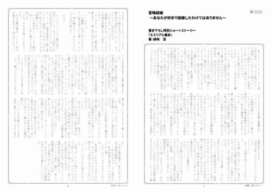 誓略結婚…書き下ろしSS「エミリアと義弟」