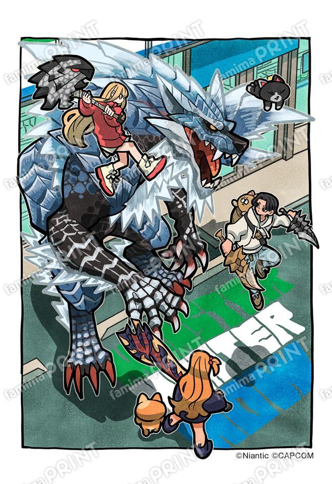 【タケウチリョースケ×モンスターハンターNow】ブロマイド ルナガロン
