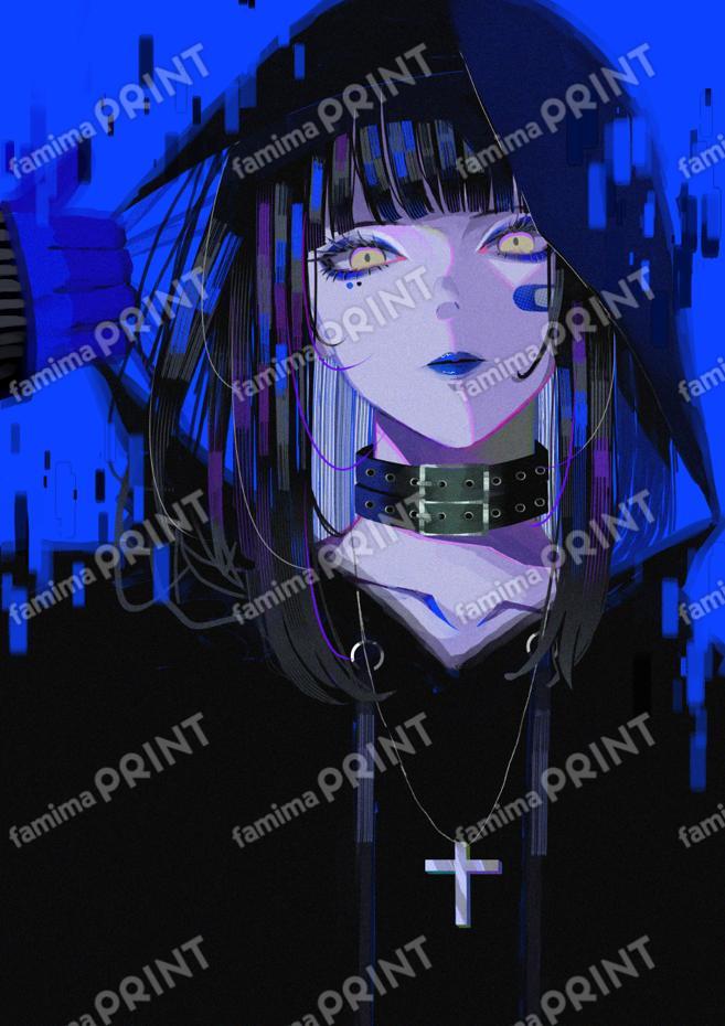 blue