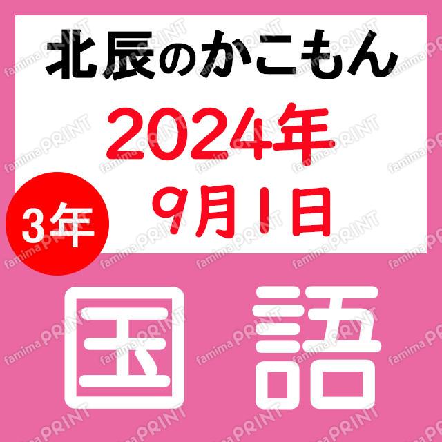2024年度北辰テスト３年４回国語