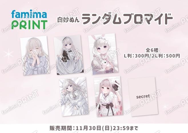 白妙ぬん ランダムブロマイド