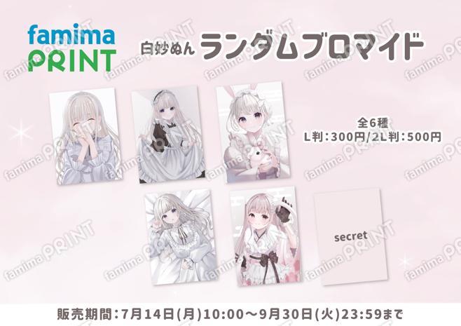 白妙ぬん ランダムブロマイド