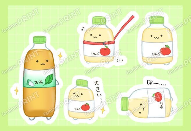 わるるぎシール_ペットボトルちゃん