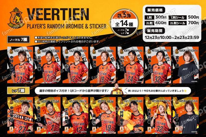 ヴィアティン三重男子バレーボール ランダムブロマイド＆シール第3弾