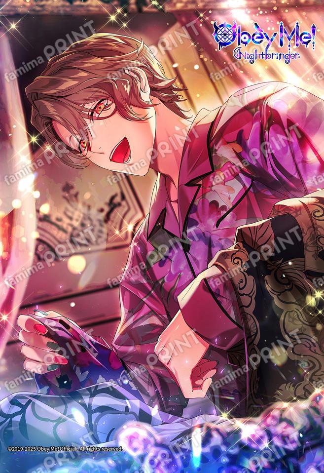 Obey Me! Nightbringer お泊り2_アスモデウスSSR,ファミマ