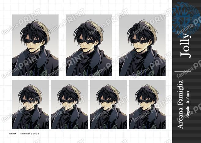アルカナ・ファミリア周年記念イラスト -Regalo di Fiori-  ジョーリィ（証明写真風）