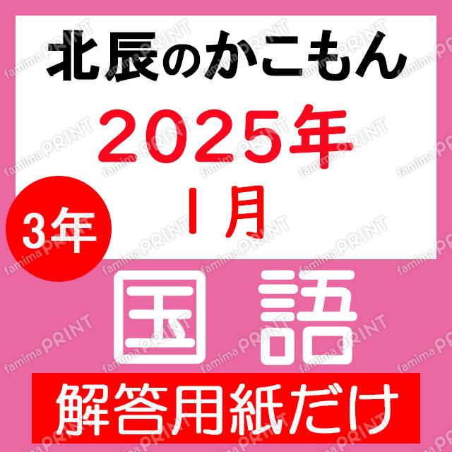 2024年度３年８回国語解答用紙のみ
