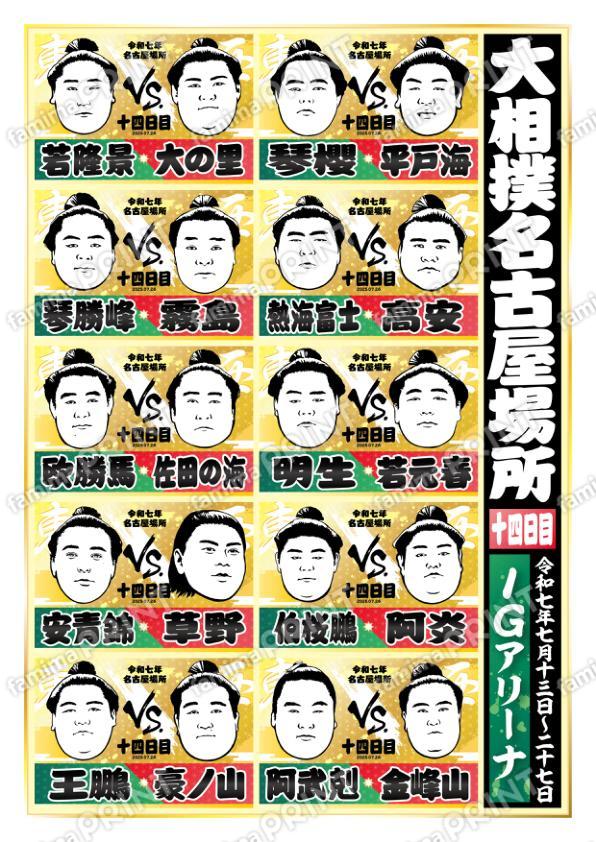 名古屋場所　十四日目No.1