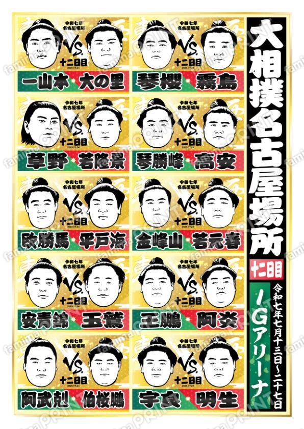 名古屋場所　十二日目No.1
